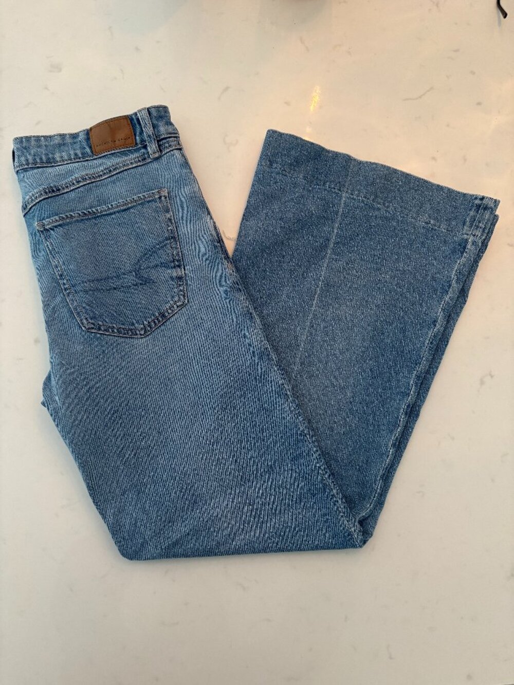 AE American Eagle Sydney Sweeney High Rise Flare Jeans